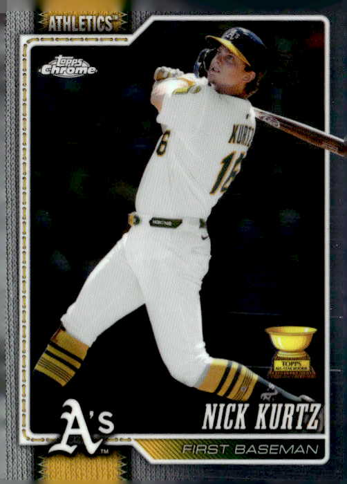 2026 Topps Chrome Nick Kurtz graded slab