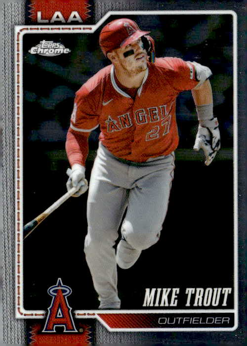 2026 Topps Chrome Mike Trout graded slab