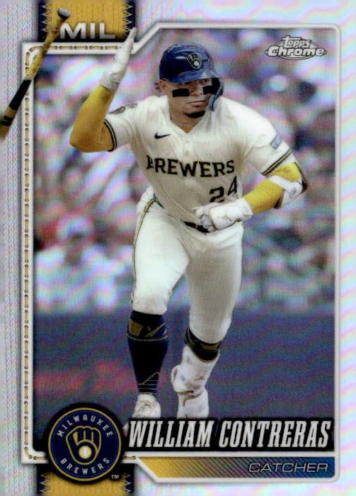 2026 Topps Chrome William Contreras graded slab