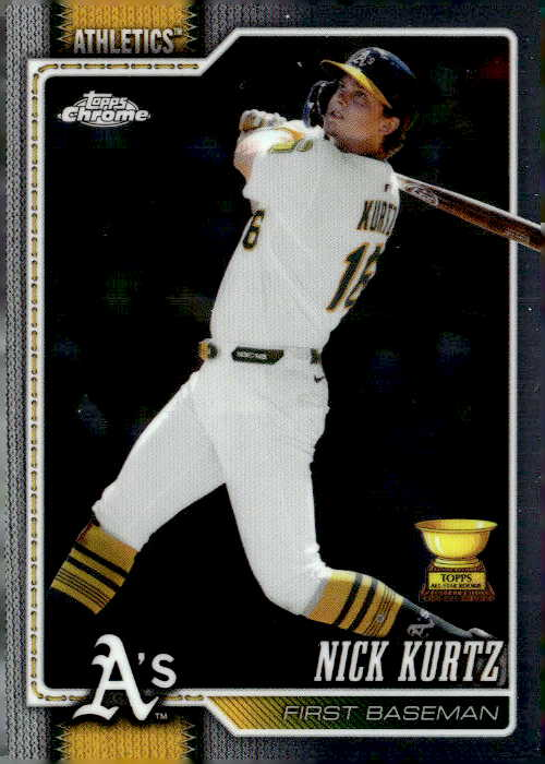 2026 Topps Chrome Nick Kurtz graded slab
