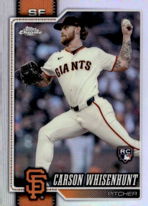 2026 Topps Chrome Carson Wisenhunt graded slab