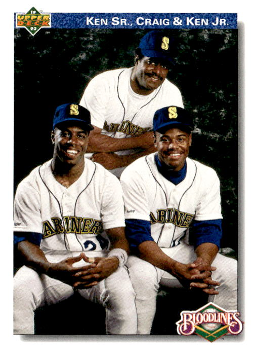 1992 Upper Deck Ken Sr., Craig & Ken Jr. graded slab