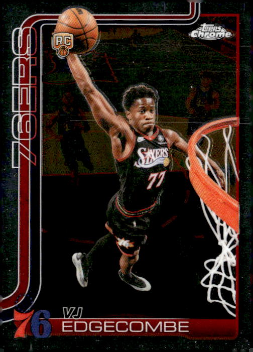 2025 Topps Chrome Upd. Vj Edgecombe graded slab