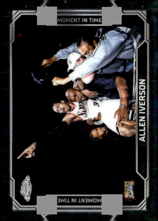 2025 Topps Chrome Upd. Allen Iverson graded slab