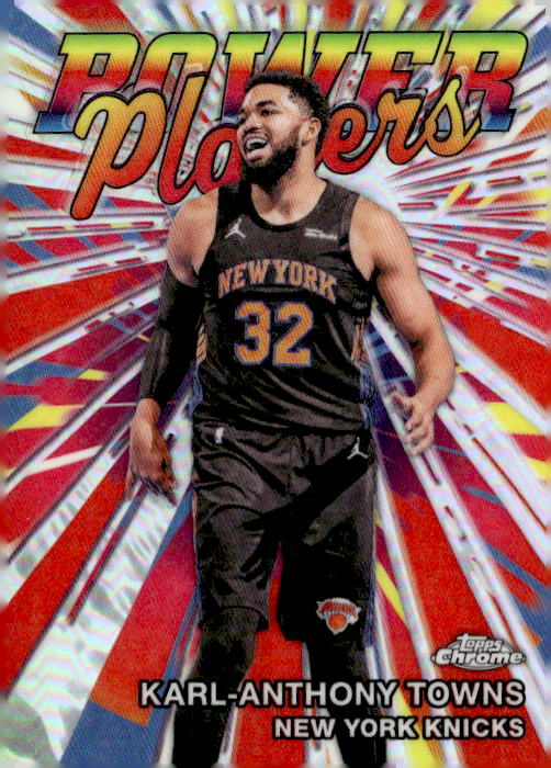 2025 Topps Chrome Upd. Karl-Anthony Towns graded slab