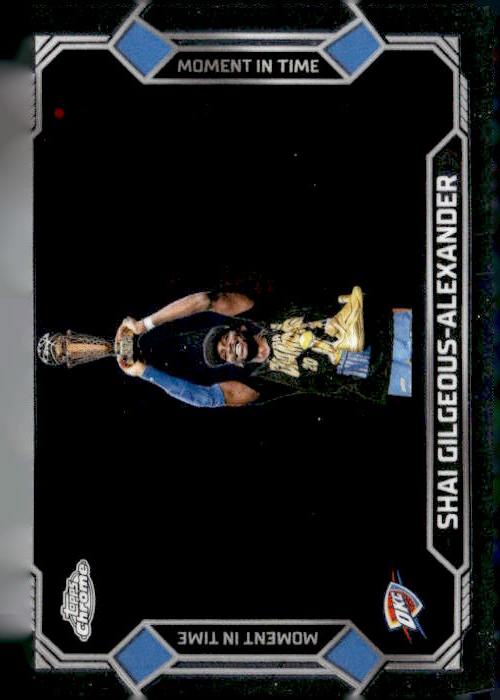 2025 Topps Chrome Upd. Shai Gilgeous-Alexander graded slab