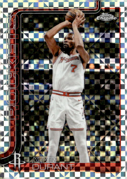 2025 Topps Chrome Upd. Kevin Durant graded slab