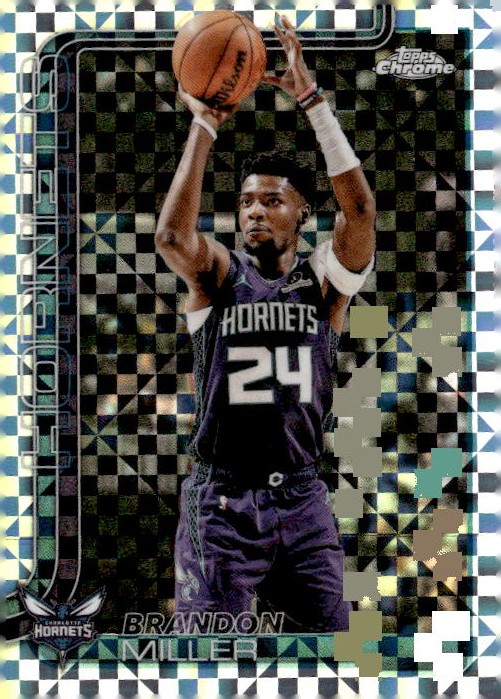 2025 Topps Chrome Upd. Brandon Miller graded slab