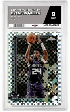 2025 TOPPS CHROME UPD. XFRACTOR #86 BRANDON MILLER MPE 9 MINT — graded card up for auction