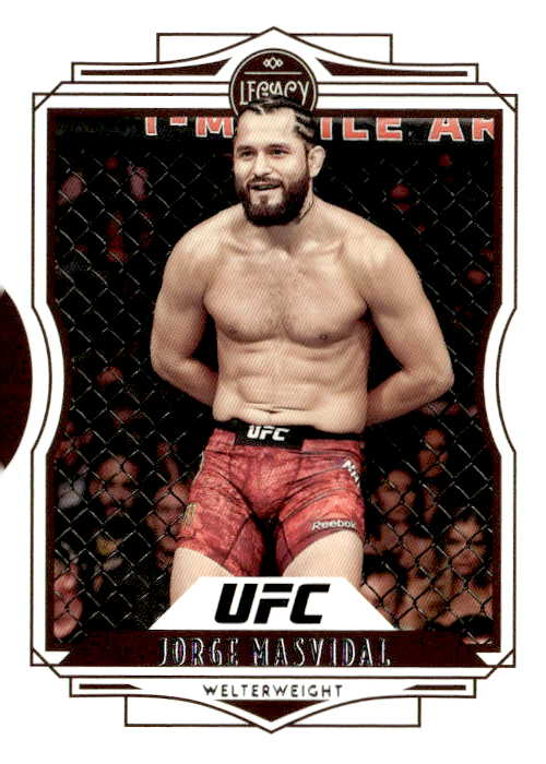 JORGE MASVIDAL — 2021 CHRONICLES UFC GEM/MT — graded card up for auction