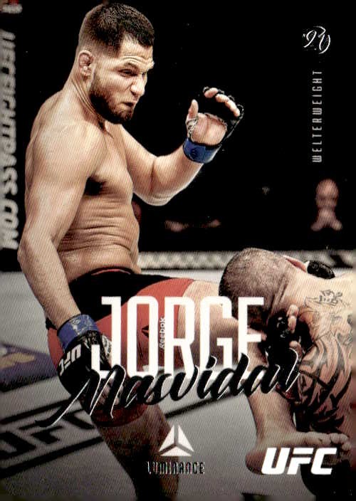 JORGE MASVIDAL — 2021 CHRONICLES UFC GEM/MT — graded card up for auction