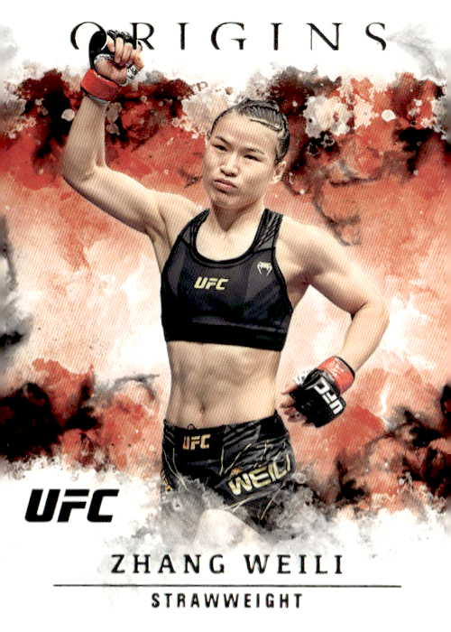 ZHANG WEILI — 2021 CHRONICLES UFC GEM/MT — graded card auctioned from the MPE vault