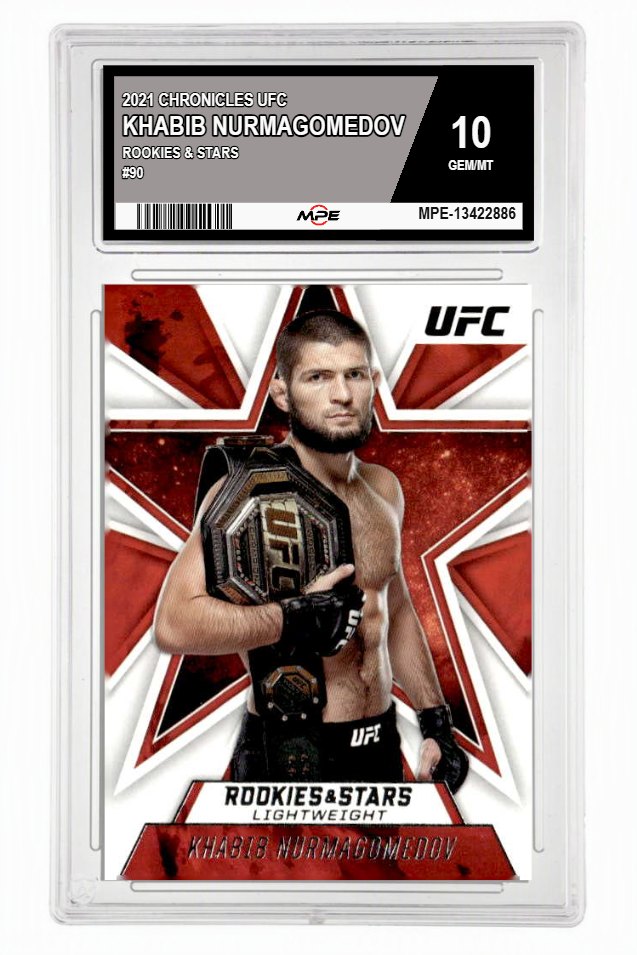 KHABIB NURMAGOMEDOV — 2021 CHRONICLES UFC GEM/MT — graded card up for auction