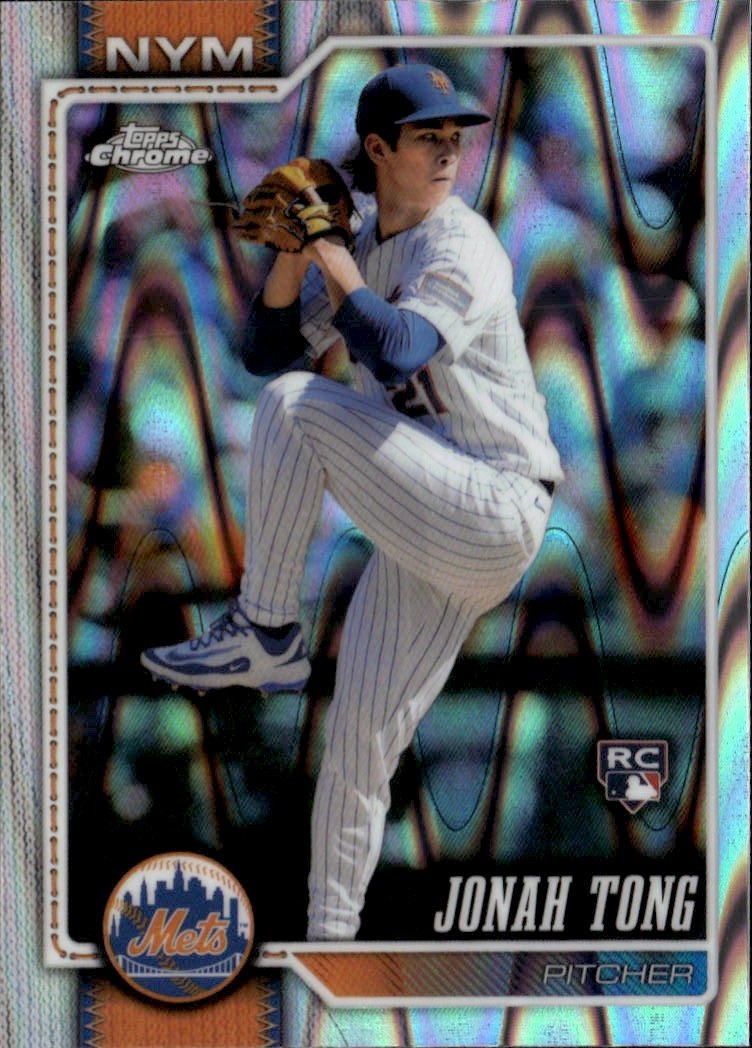 2026 Topps Chrome Jonah Tong graded slab