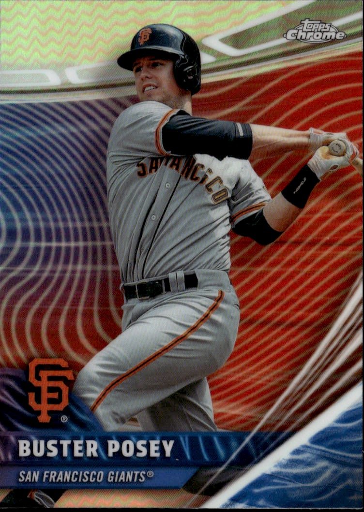 2026 Topps Chrome Buster Posey graded slab