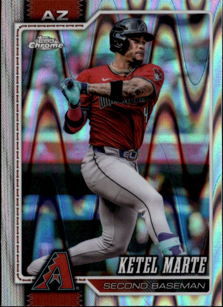 2026 Topps Chrome Ketel Marte graded slab