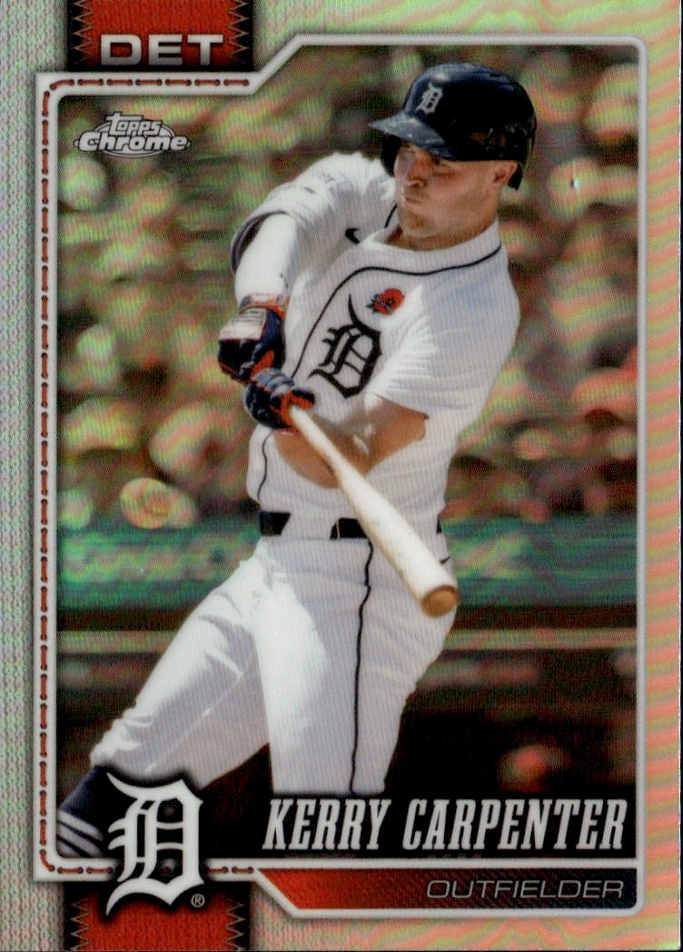 2026 Topps Chrome Kerry Carpenter graded slab