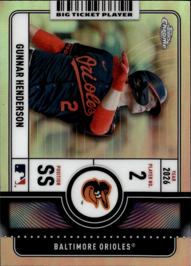2026 Topps Chrome Gunnar Henderson graded slab