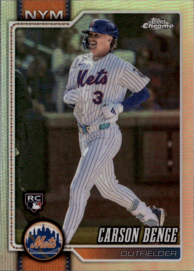 2026 Topps Chrome Carson Benge graded slab