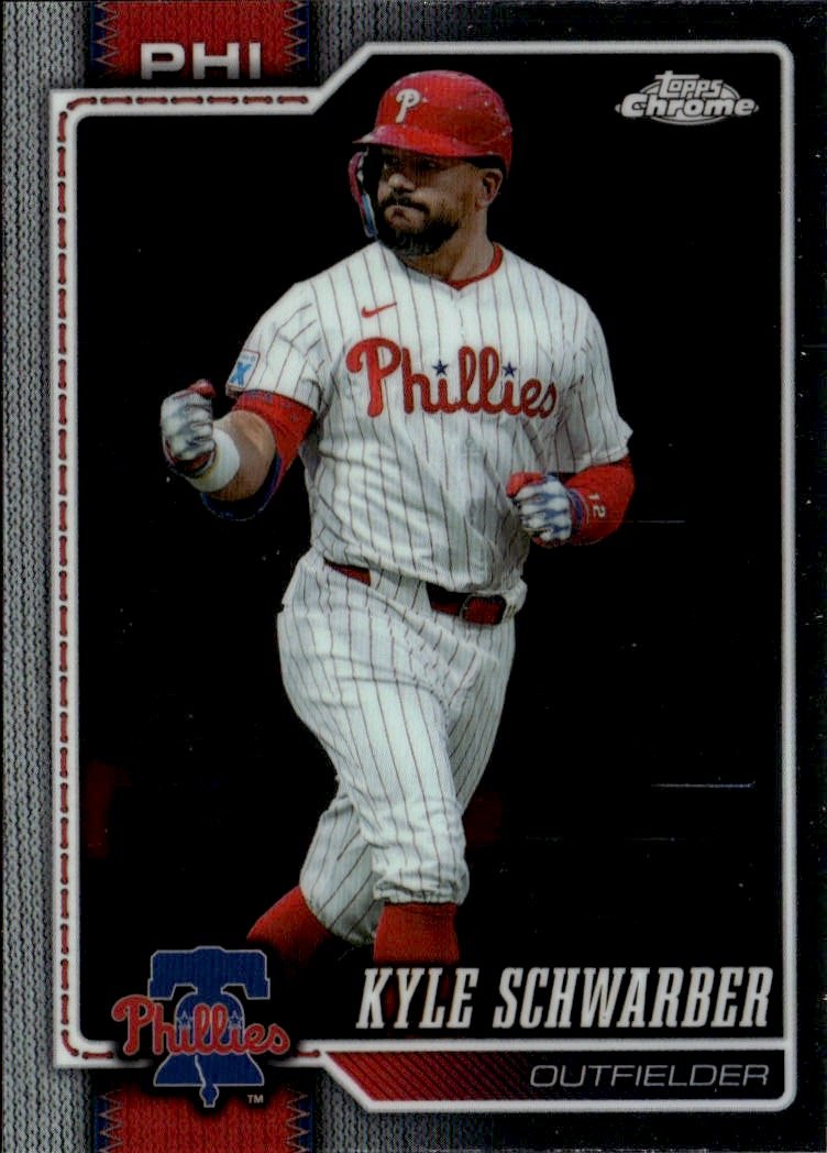 2026 Topps Chrome Kyle Schwarber graded slab