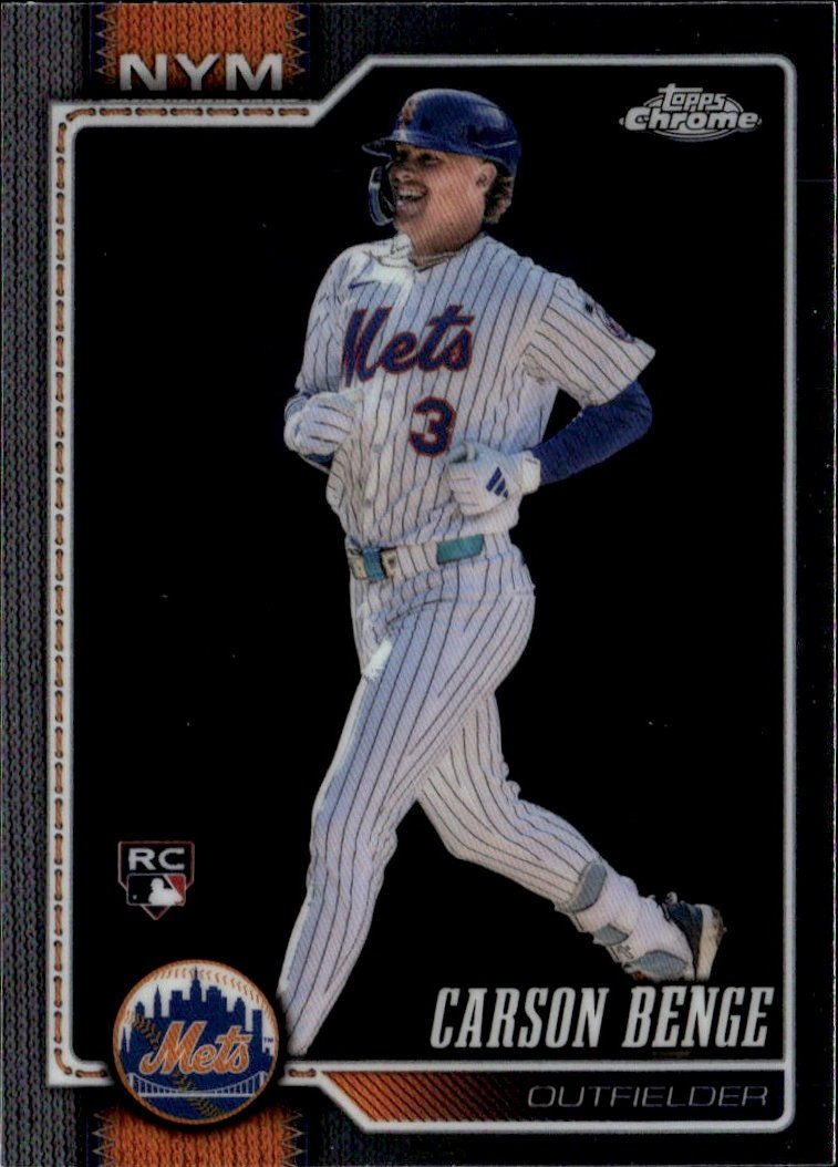 2026 Topps Chrome Carson Benge graded slab