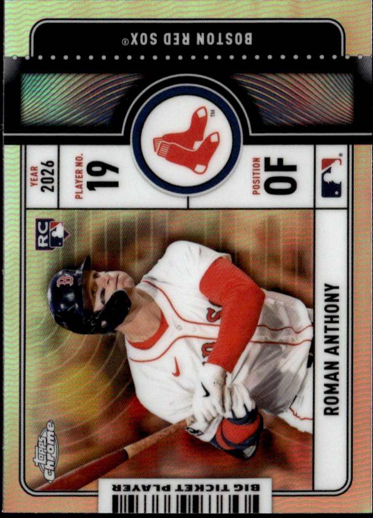2026 Topps Chrome Roman Anthony graded slab