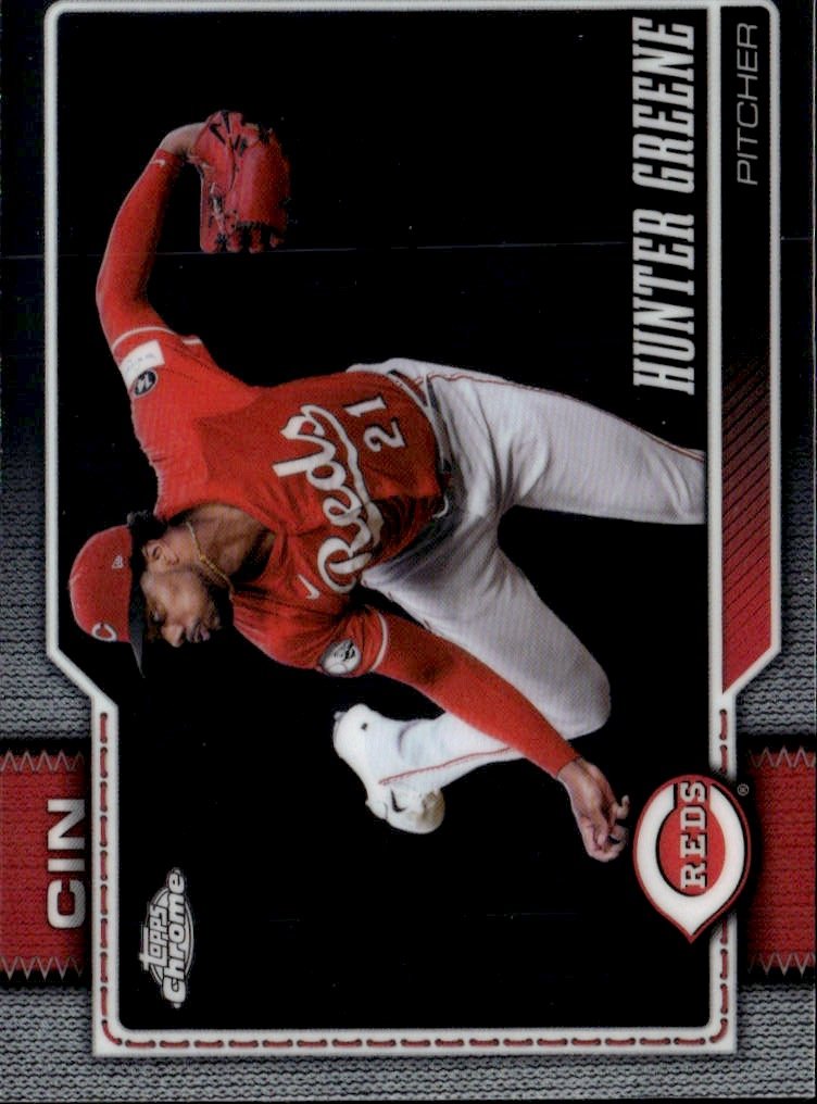 2026 Topps Chrome Hunter Greene graded slab