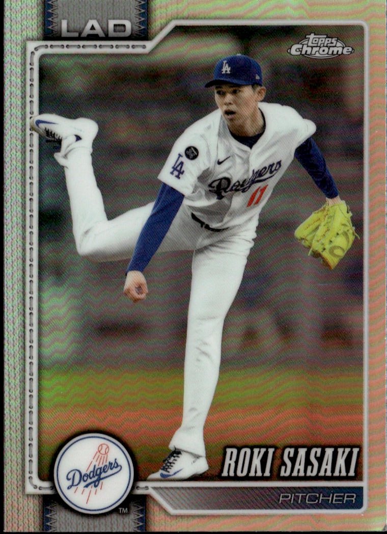 2026 Topps Chrome Roki Sasaki graded slab