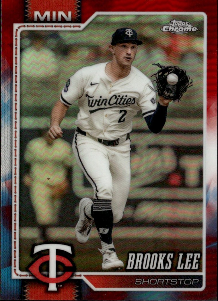 2026 Topps Chrome Brooks Lee graded slab