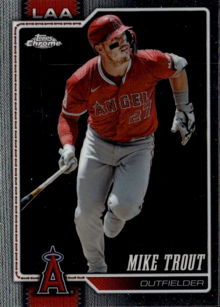 2026 Topps Chrome Mike Trout graded slab