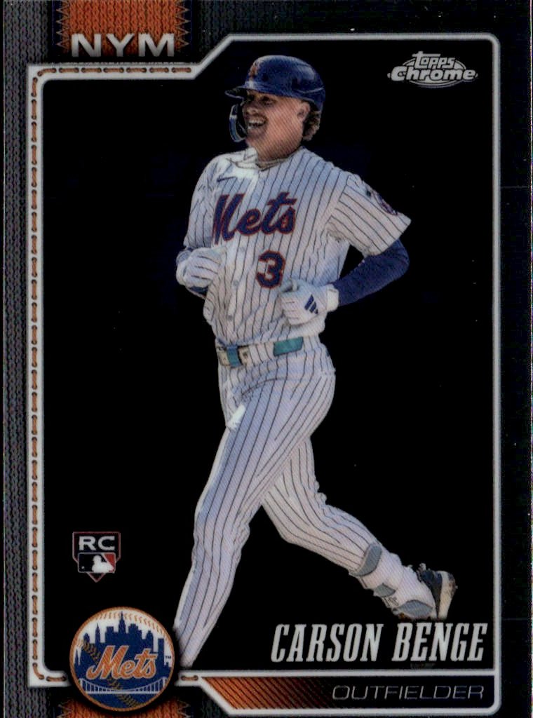2026 Topps Chrome Carson Benge graded slab