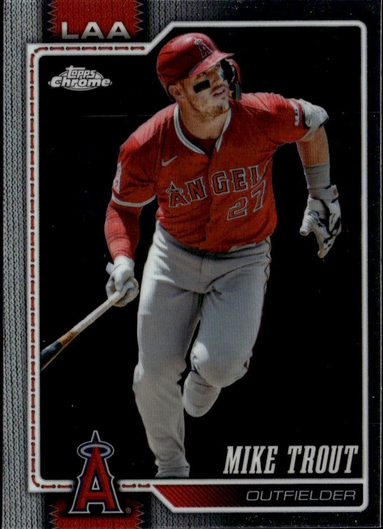 2026 Topps Chrome Mike Trout graded slab