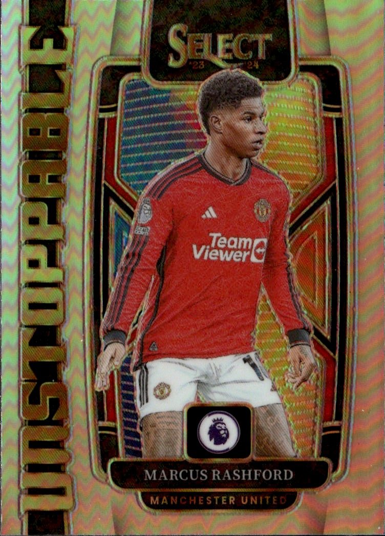 2023-24 Select Premier League Marcus Rashford graded slab