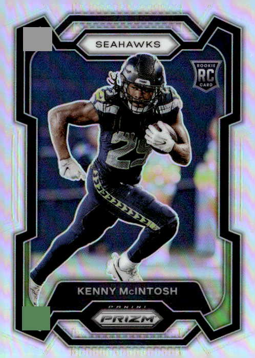 2023 Prizm Kenny McIntosh graded slab