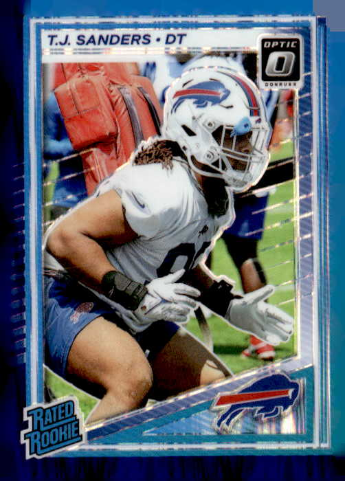 2025 Donruss Optic T.J. Sanders graded slab