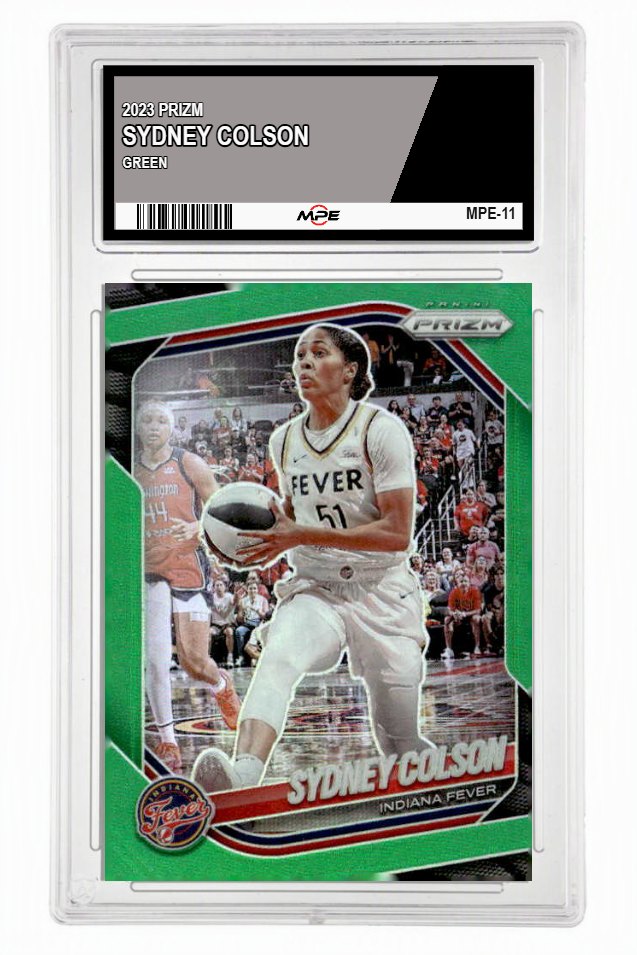 2025 PRIZM WNBA GREEN #1 SYDNEY COLSON MPE 9 MINT — graded card up for auction