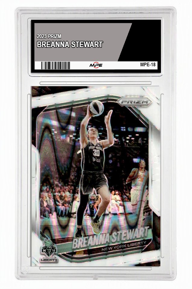 2025 PRIZM WNBA WHITE SEISMIC PRIZM #26 BREANNA STEWART MPE 10 GEM/MT — graded card auctioned from the MPE vault