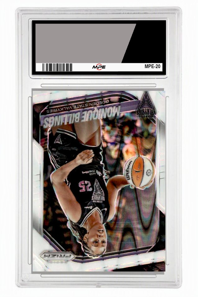 2025 PRIZM WNBA WHITE SEISMIC PRIZM #99 MONIQUE BILLINGS MPE 9.5 MINT+ — graded card up for auction