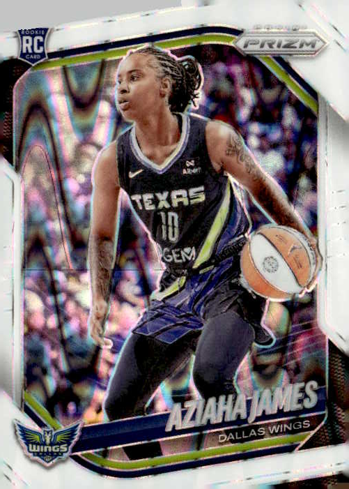 2025 Prizm Wnba Aziaha James graded slab