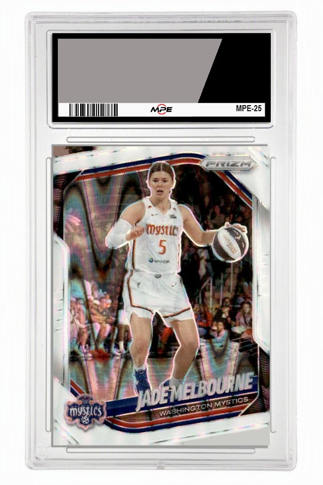 2025 PRIZM WNBA WHITE SEISMIC PRIZM #128 JADE MELBOURNE MPE 10 GEM/MT — graded card up for auction
