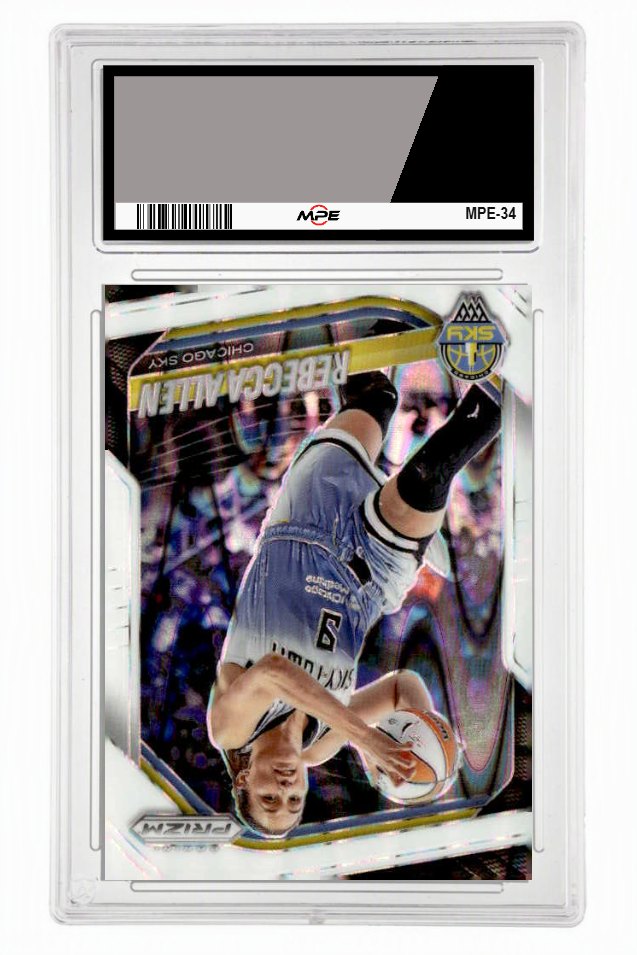 2025 PRIZM WNBA WHITE SEISMIC PRIZM #67 REBECCA ALLEN MPE 9 MINT — graded card up for auction