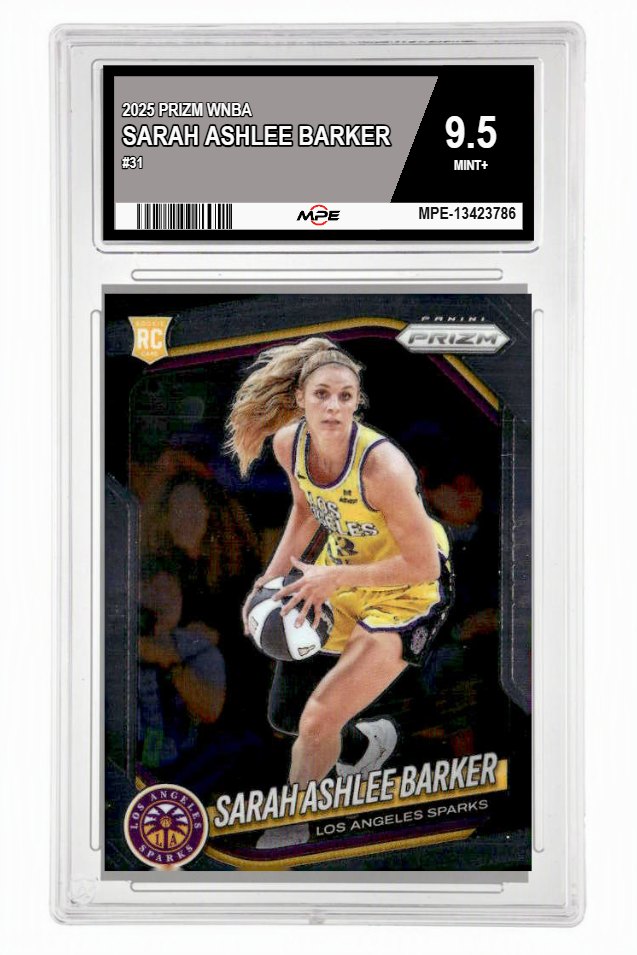 2025 PRIZM WNBA #31 SARAH ASHLEE BARKER MPE 9.5 MINT+ — graded card up for auction