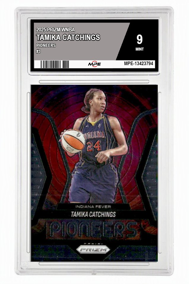 2025 PRIZM WNBA PIONEERS #3 TAMIKA CATCHINGS MPE 9 MINT — graded card auctioned from the MPE vault