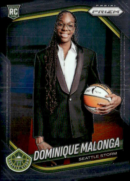 2025 Prizm Wnba Dominique Malonga graded slab