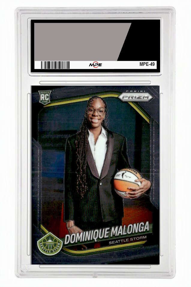 2025 PRIZM WNBA VARIATION #144 DOMINIQUE MALONGA MPE 10 GEM/MT — graded card auctioned from the MPE vault