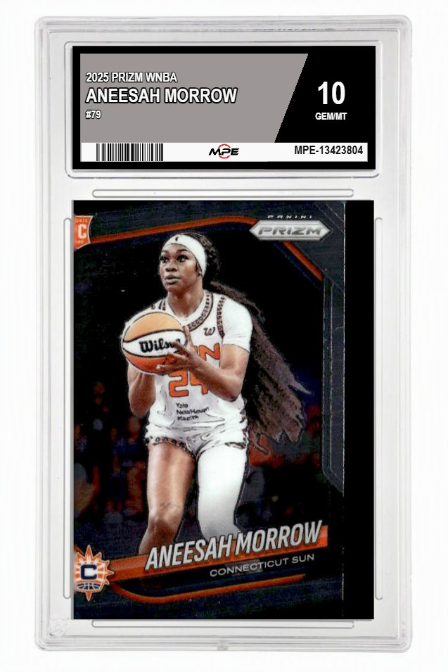 2025 PRIZM WNBA #79 ANEESAH MORROW MPE 10 GEM/MT — graded card auctioned from the MPE vault