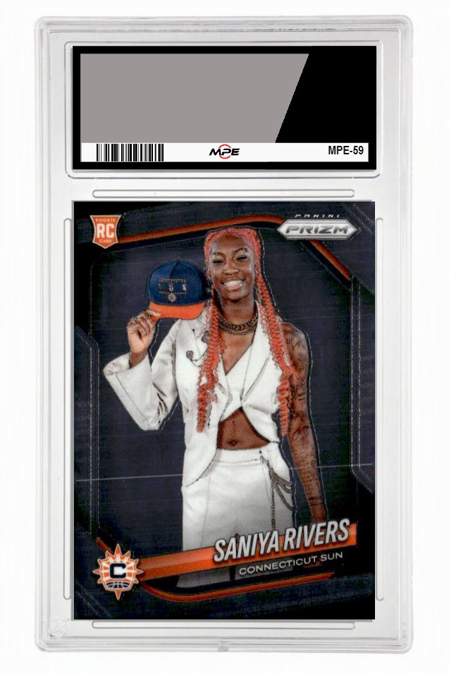 2025 PRIZM WNBA VARIATION #150 SANIYA RIVERS MPE 9 MINT — graded card up for auction