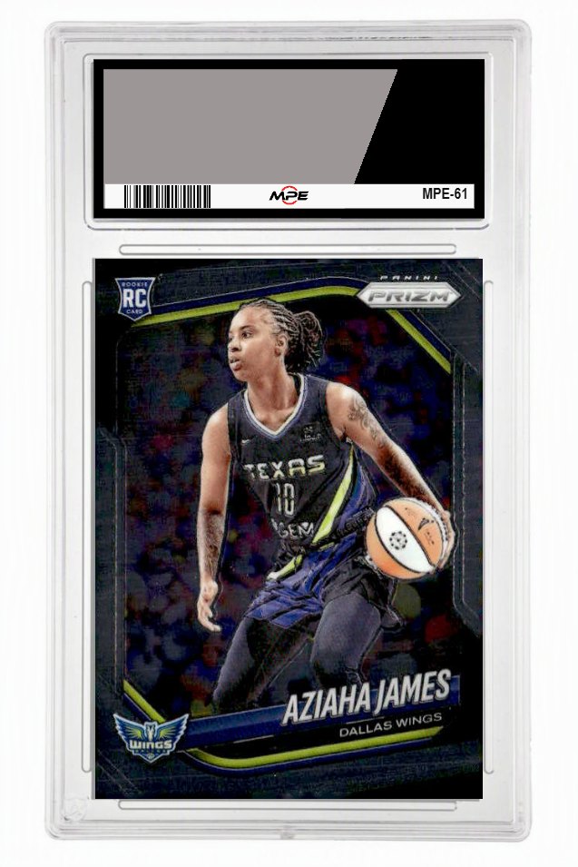 2025 PRIZM WNBA #83 AZIAHA JAMES MPE 10 GEM/MT — graded card auctioned from the MPE vault