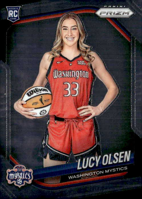 2025 Prizm Wnba Lucy Olsen graded slab