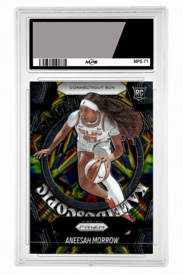 2025 PRIZM WNBA KALEIDOSCOPE #12 ANEESAH MORROW MPE 9 MINT — graded card up for auction